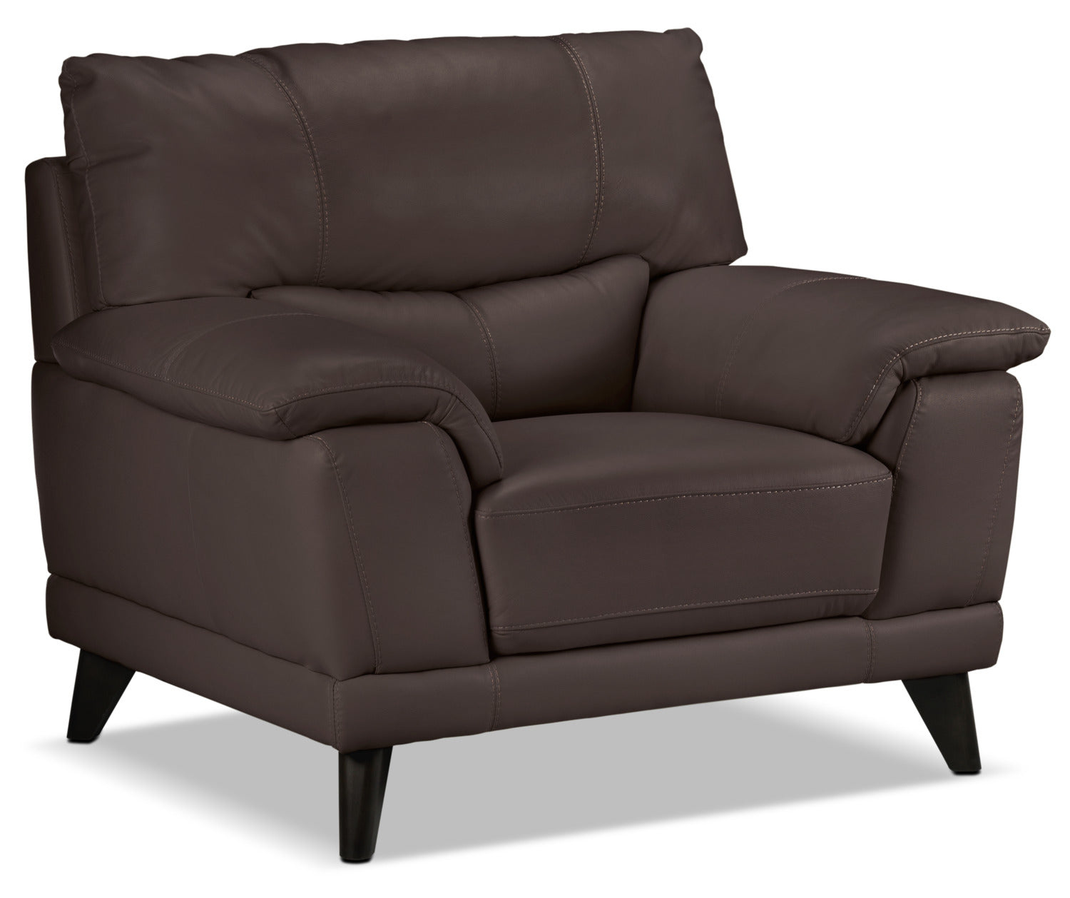 Braylon Sofa, Loveseat and Chair Set - Dark Chocolate