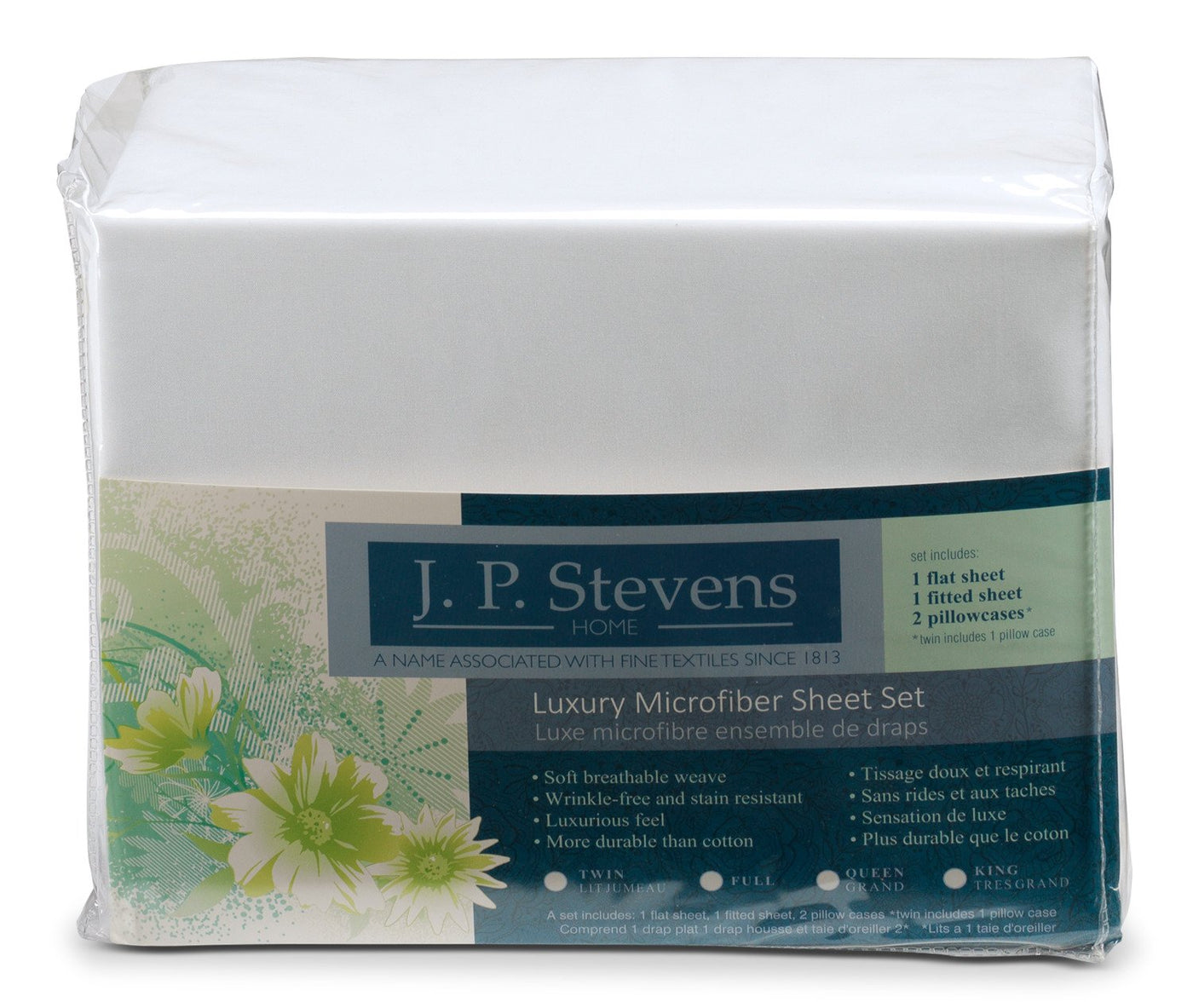 Acadia Twin Sheet Set - White