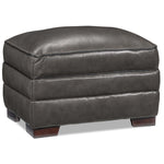 Stampede Ottoman - Charcoal