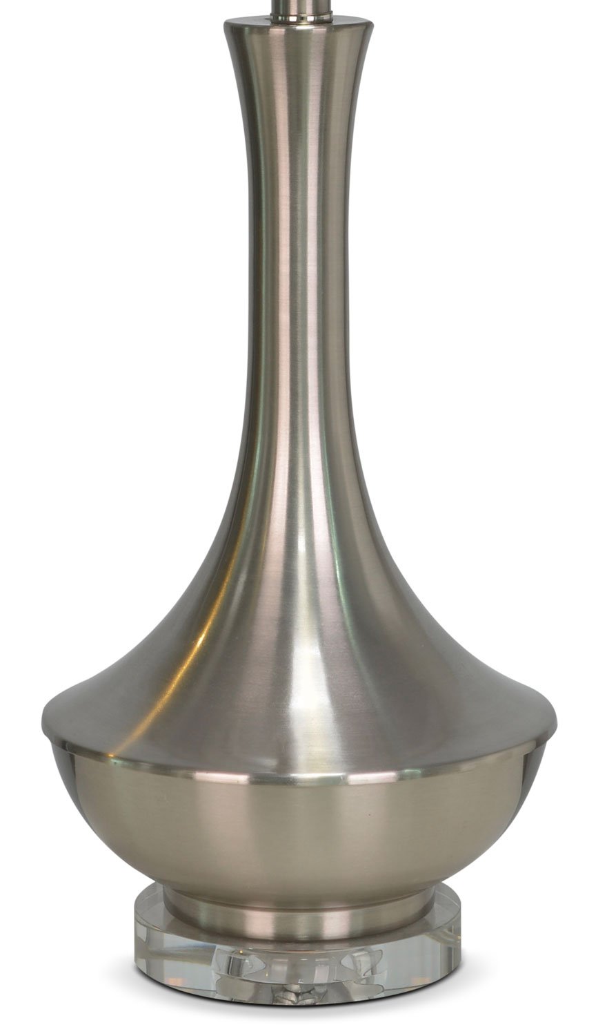 Joan 26" Table Lamp - Silver and Grey