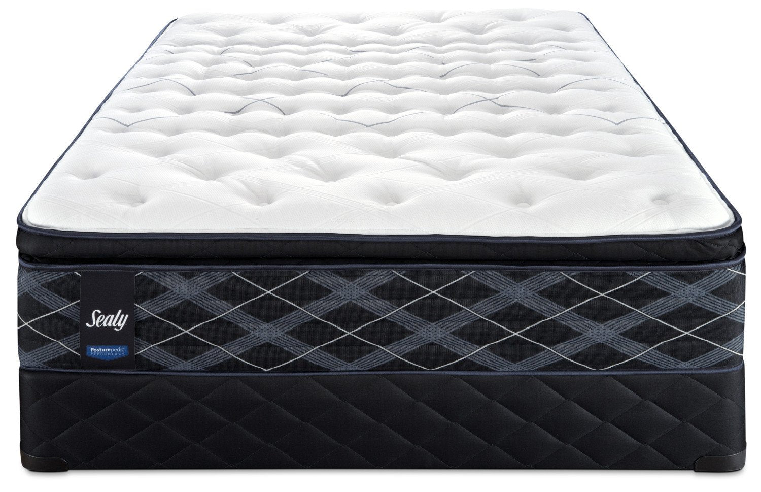 Sealy 6K Cushion Firm Queen Mattress and Boxspring Set
