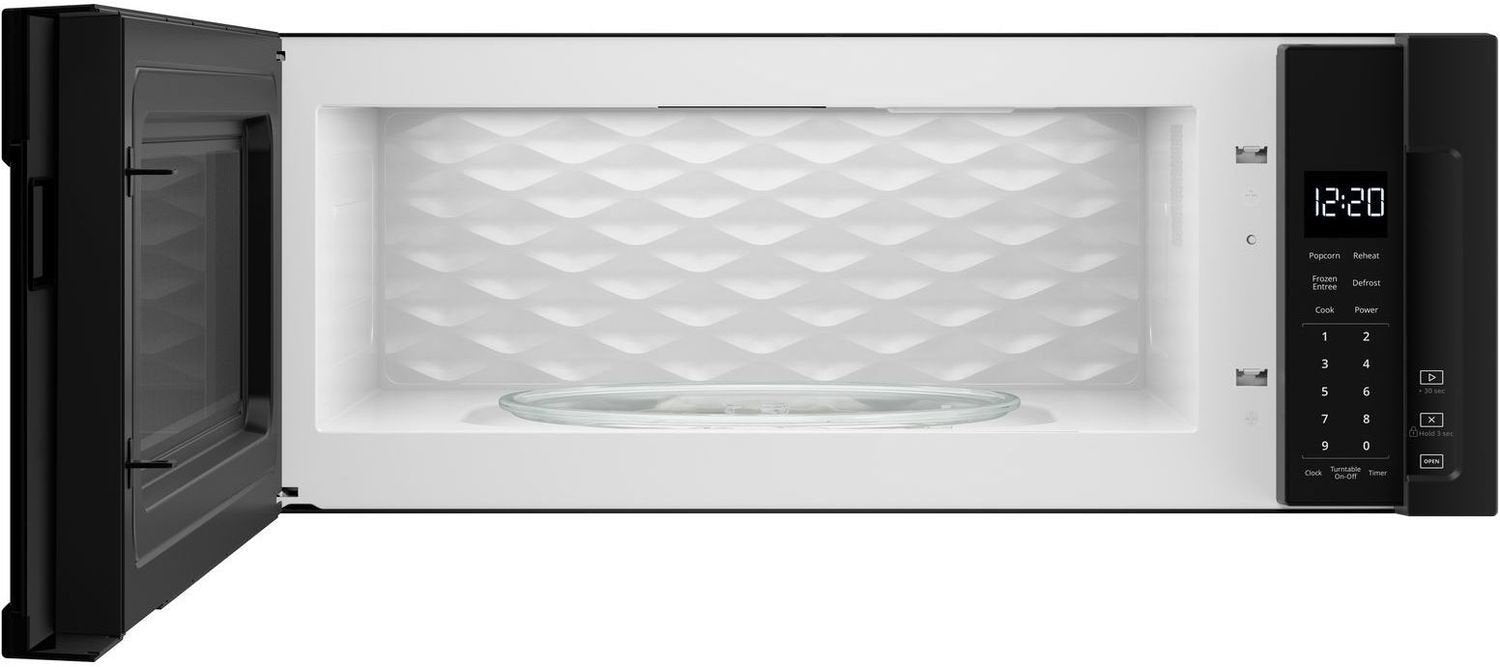 Whirlpool Black Over-the-Range Microwave and Hood Combination (1.1 Cu. Ft.) - YWML55011HB