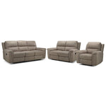 Roarke 3 Pc. Living Room Package - Silver Grey