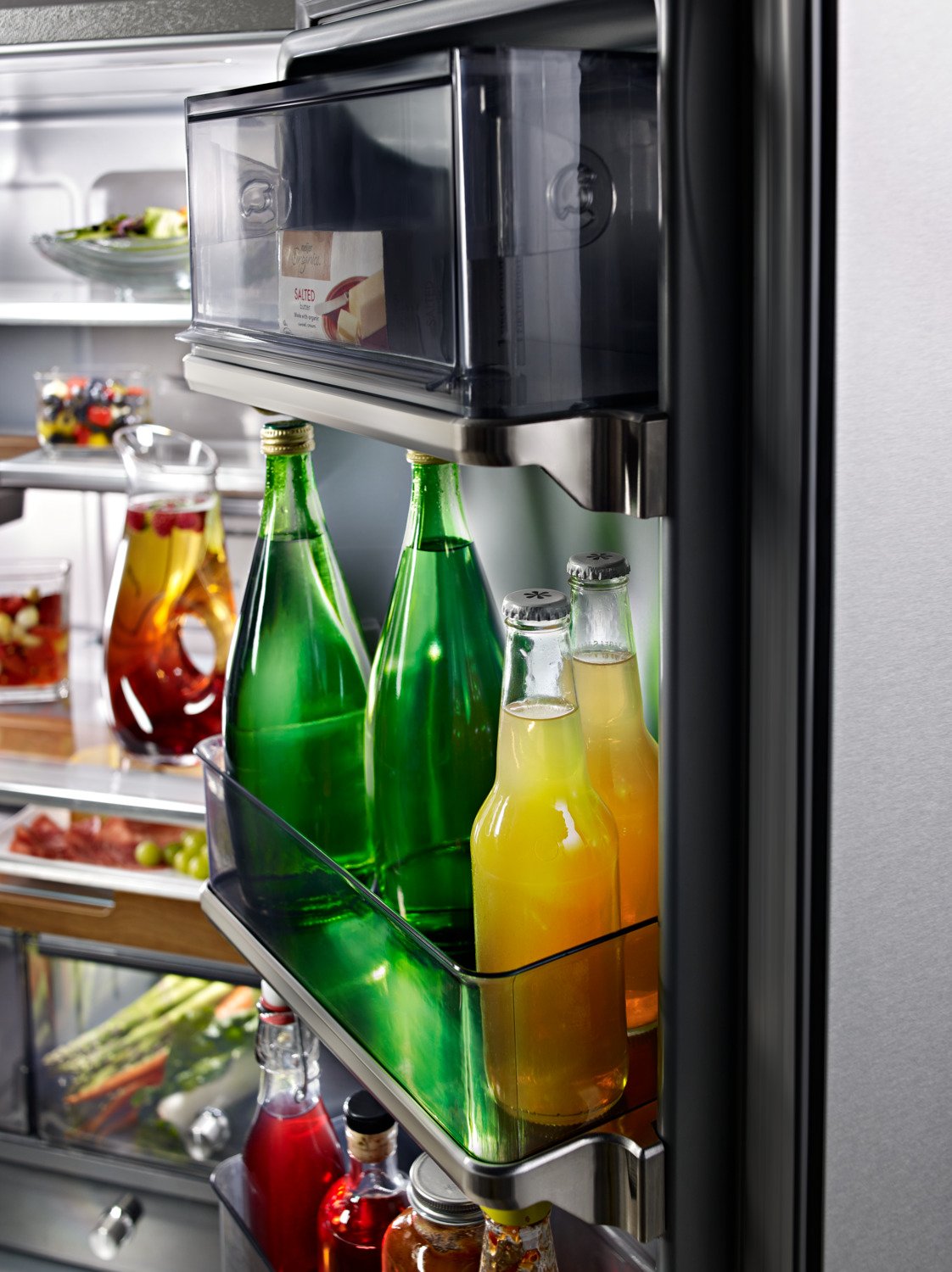 KitchenAid Stainless Steel Counter-Depth French Door Refrigerator (23.8 Cu. Ft.) - KRFC704FPS