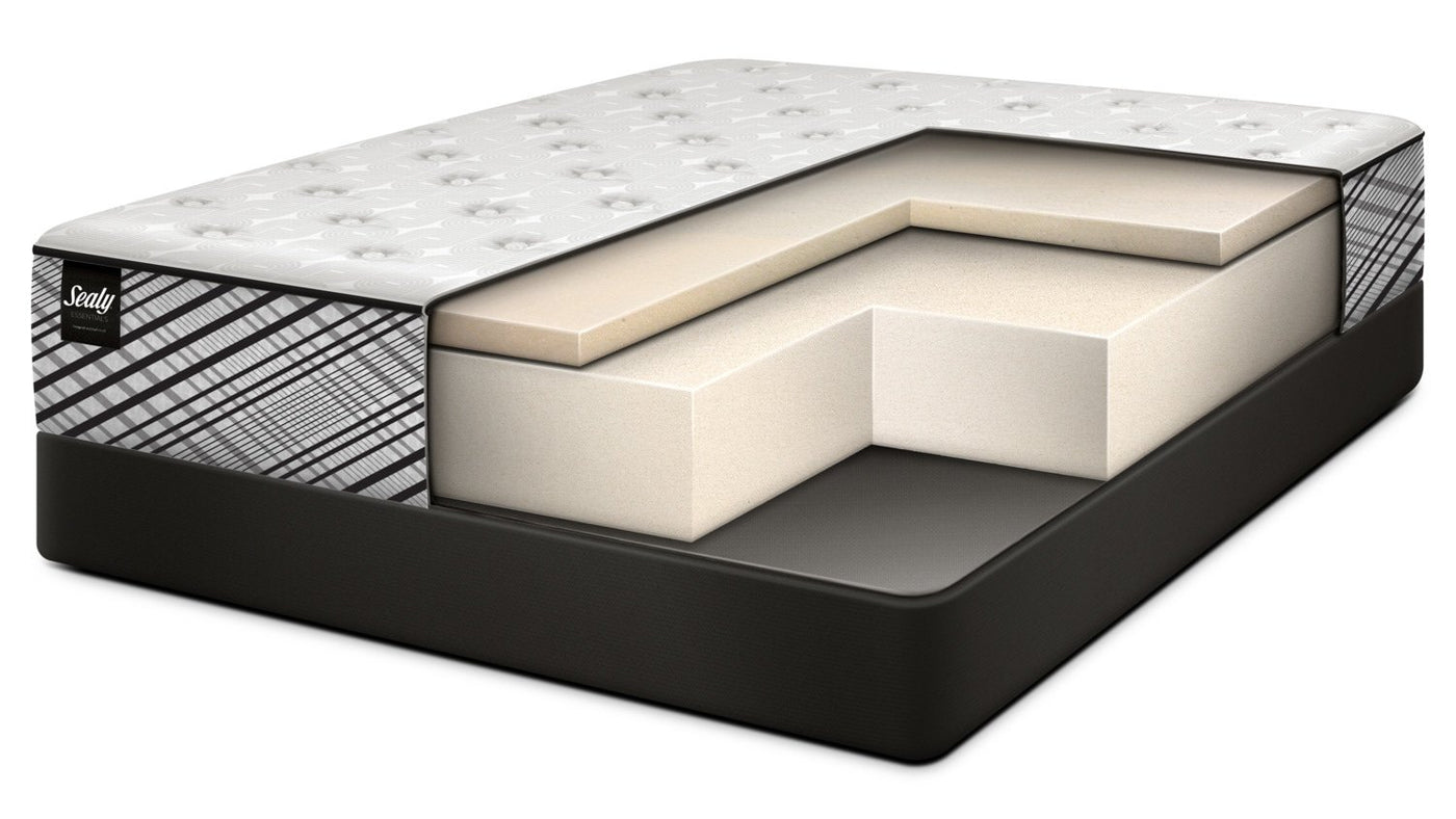 Sealy Notion Firm Queen Mattress and Split Boxspring Set