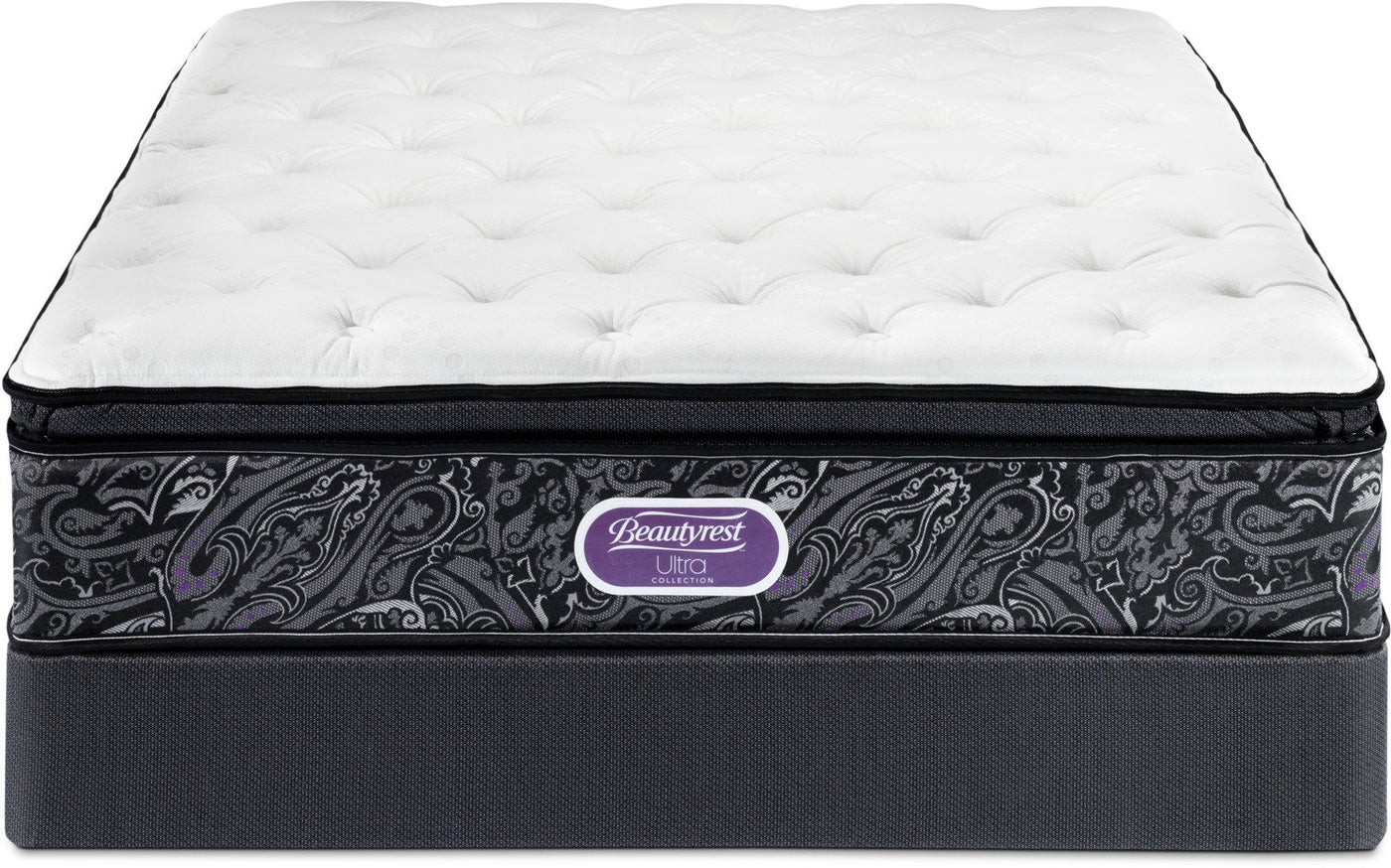 Simmons Beautyrest Ultra Silvia Firm King Mattress and Split Boxspring Set