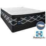 Sealy Figment Hybrid Cushion Firm Full Mattress and Low-Profile Boxspring Set