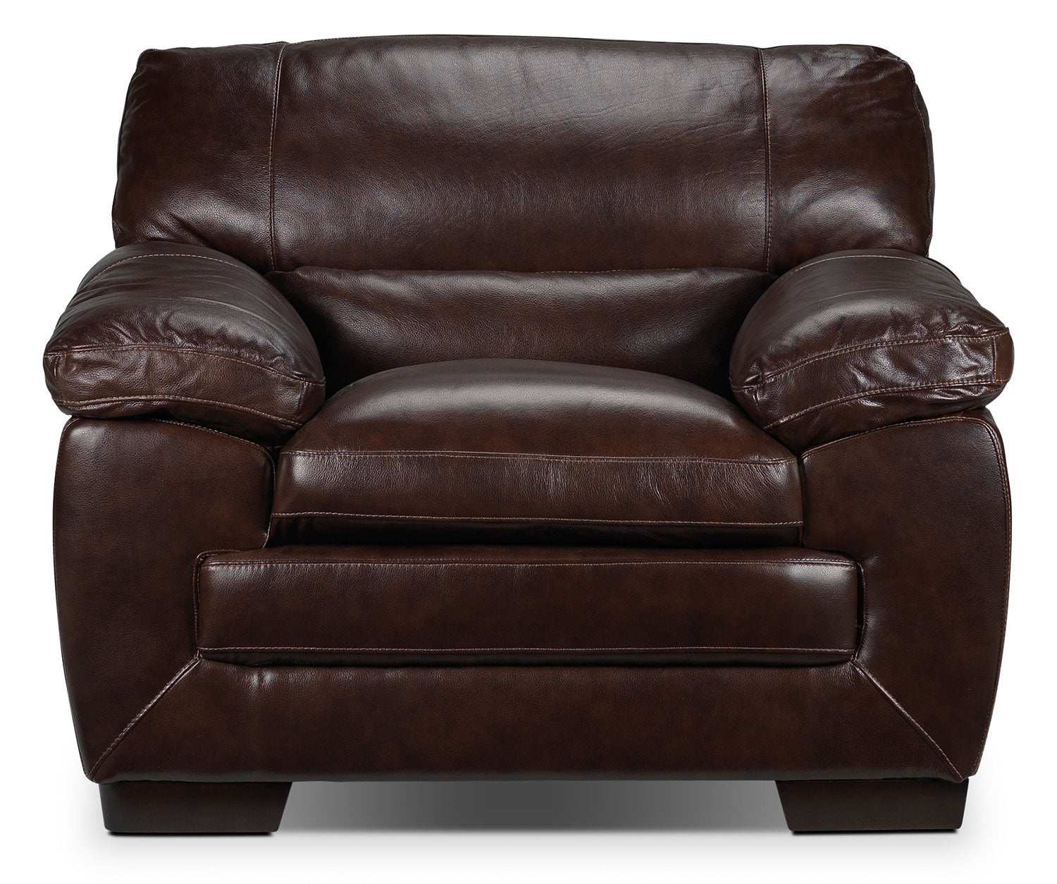 Amarillo Leather Chair - Brown