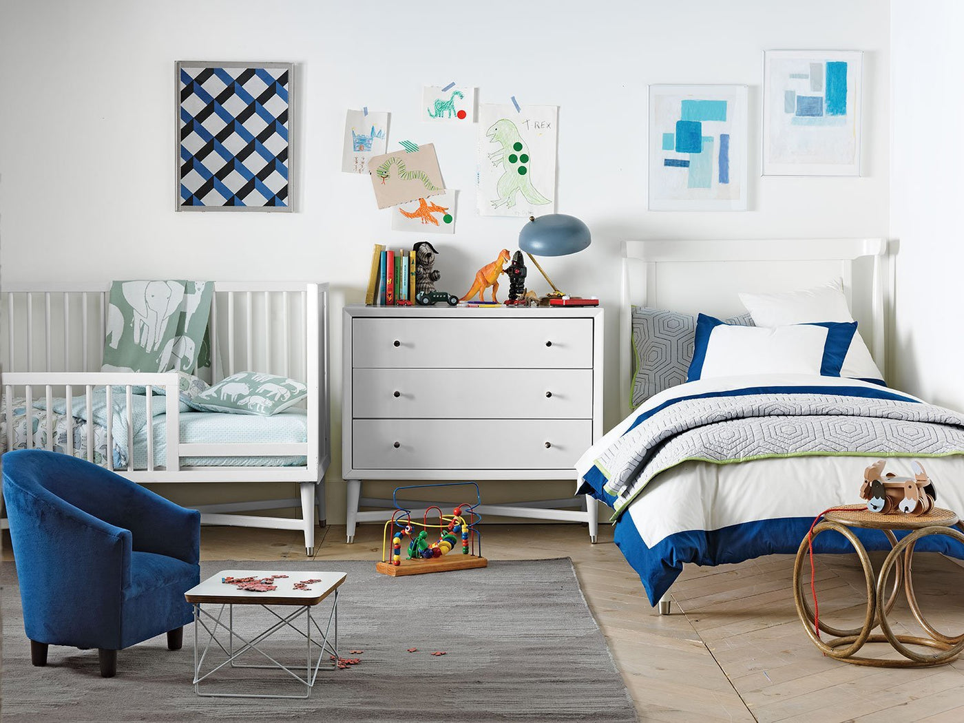 Finley Convertible Crib - White - Open-Box