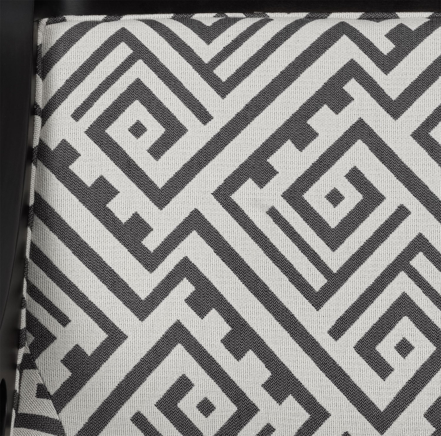 Rowena Accent Chair - White and Grey - Open-Box