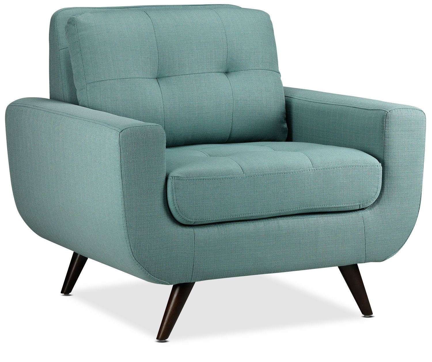 Julian Sofa, Loveseat and Chair Set - Teal