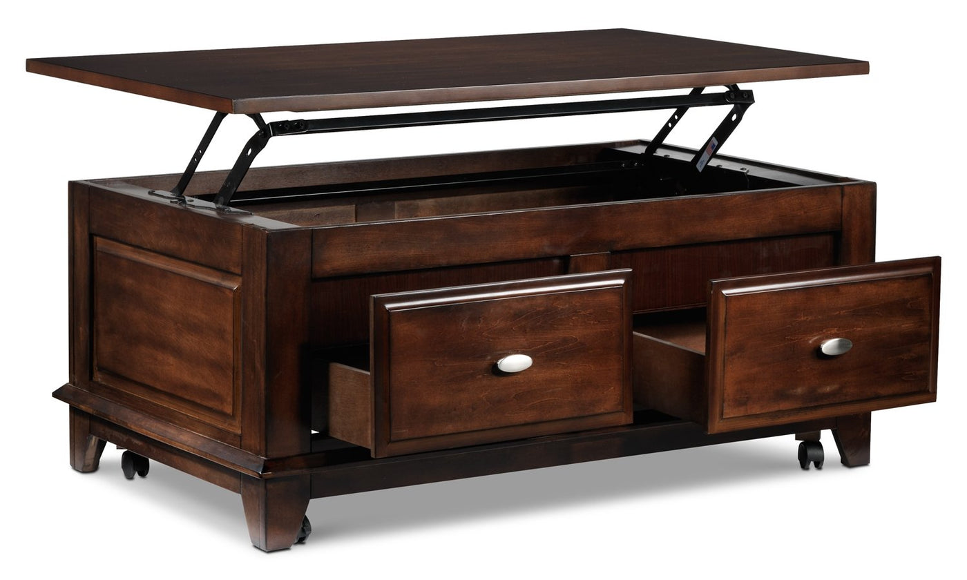 Davidoff Lift-Top Coffee Table - Walnut