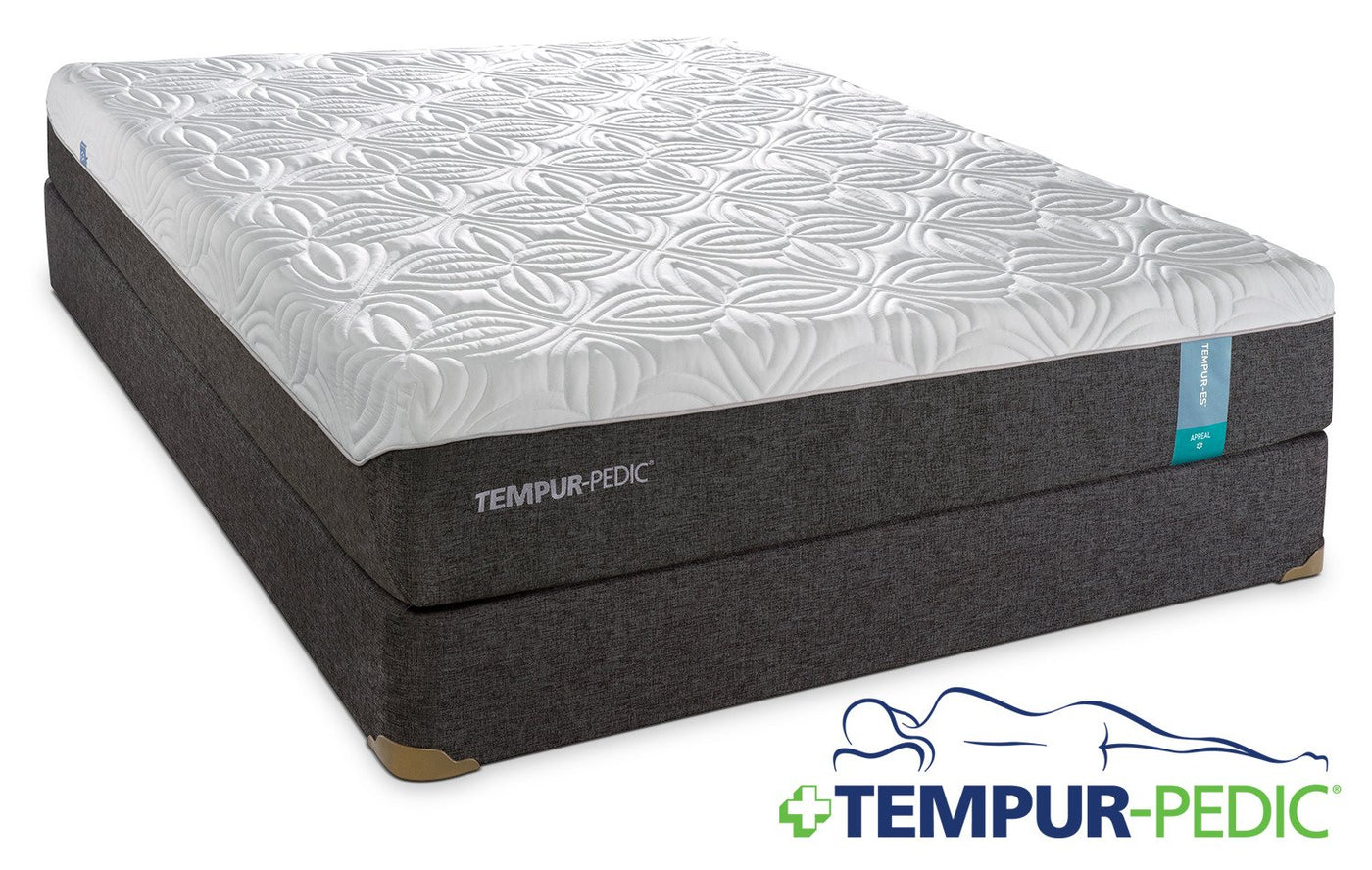 Tempur-Pedic Appeal 2.0 Cushion Firm Twin Mattress and Boxspring Set