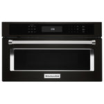 KitchenAid Black Stainless Steel Built-In Microwave (1.4 Cu. Ft.) - KMBP107EBS