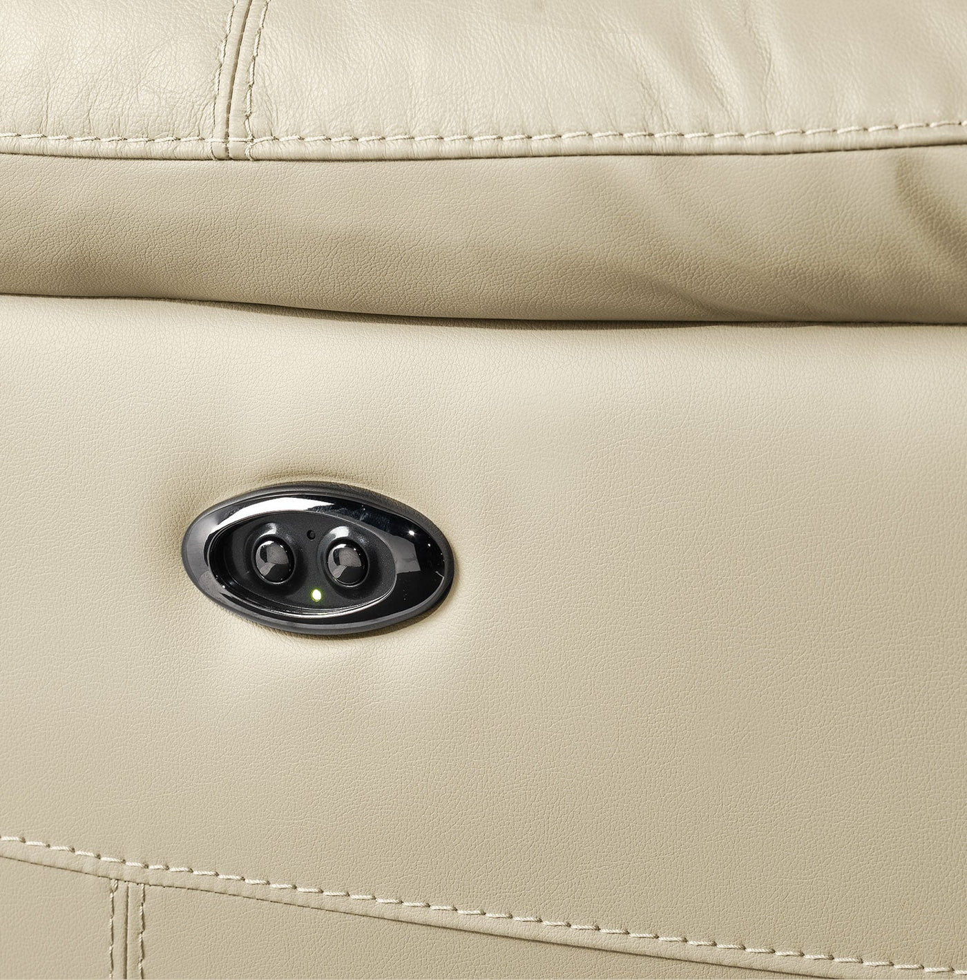 Holton 6-Piece Leather Sectional with Right-Facing Chaise - Pebble