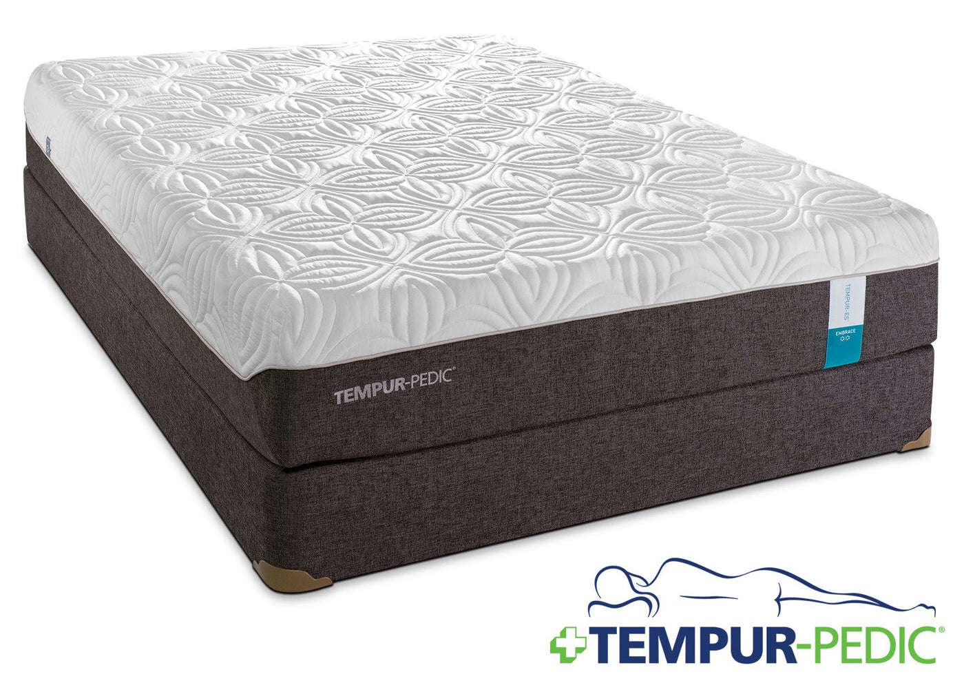 Tempur-Pedic Embrace 2.0 Plush Full Mattress and Boxspring Set