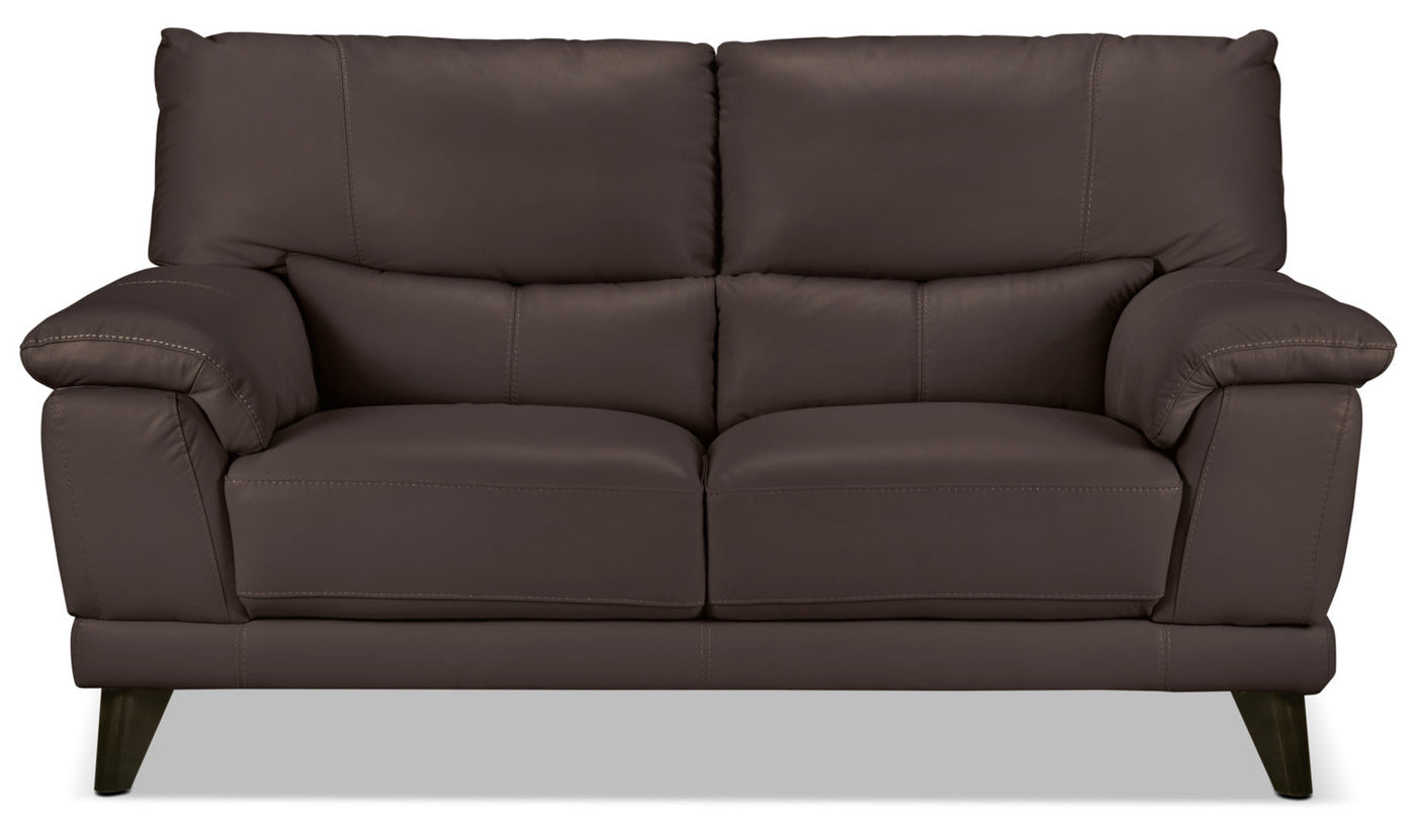 Braylon Loveseat - Dark Chocolate