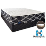 Sealy Thoughtful Hybrid Firm Queen Mattress and Split Boxspring Set