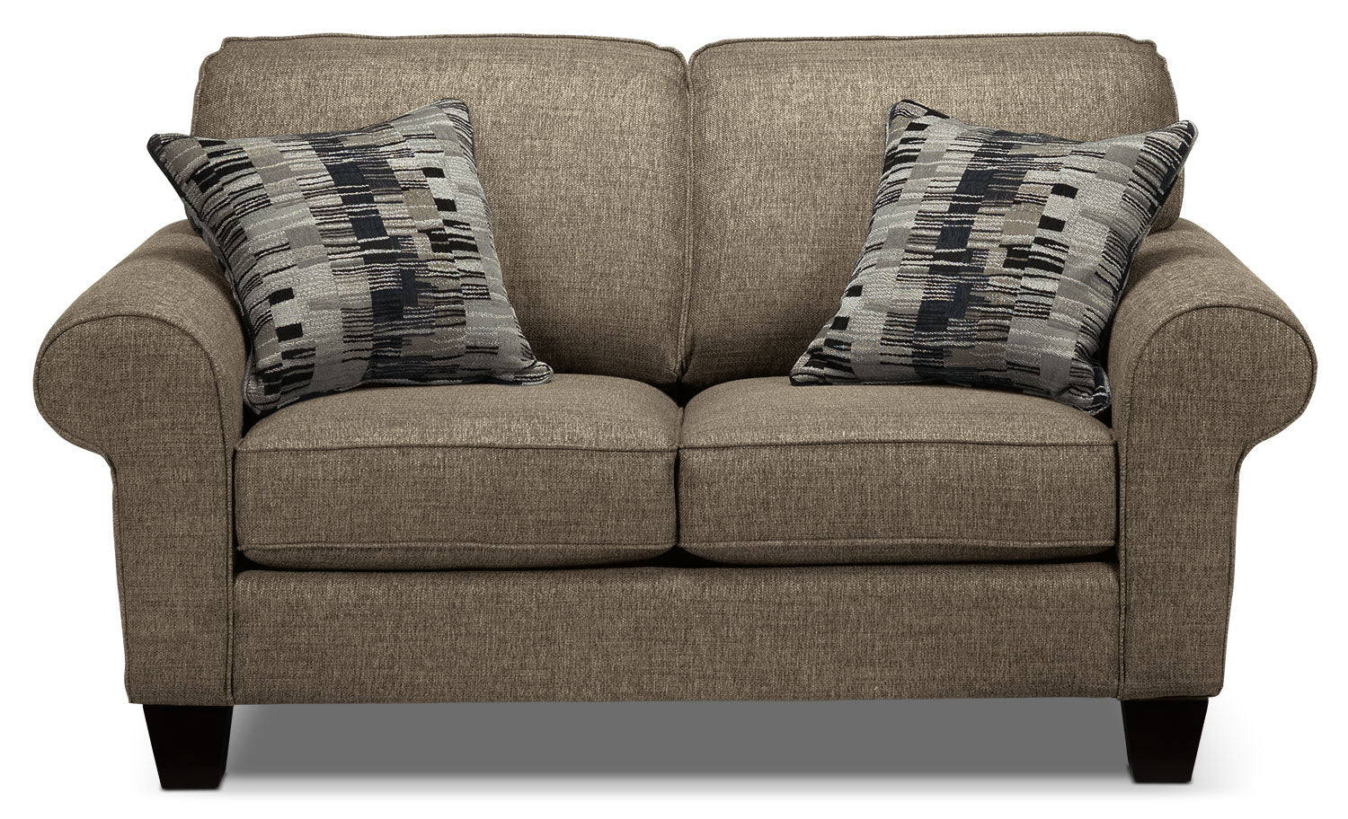 Drake Sofa, Loveseat and Chair Set - Mercury