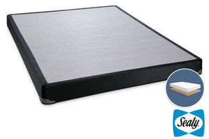 Sealy Charcoal Luxe Full Low-Profile Boxspring