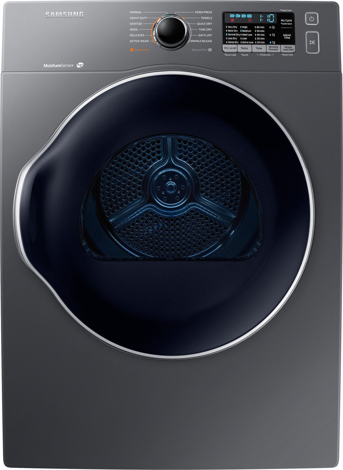 Samsung Grey Electric Dryer (4.0 Cu. Ft.) - DV22K6800EX/AC