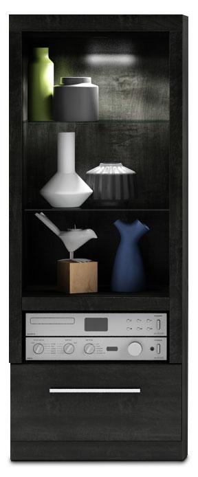 Rhea Display Pier - Charcoal Grey