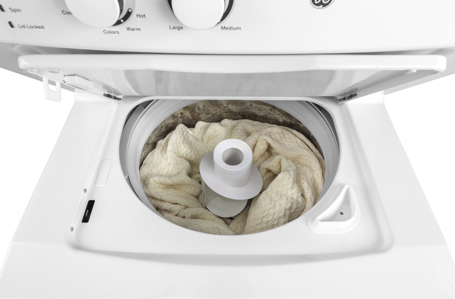 GE White Electric Laundry Centre - GUD24ESMMWW