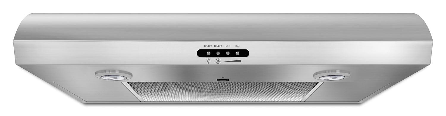 Whirlpool Stainless Steel 30" 350 CFM Range Hood - UXT5230BDS