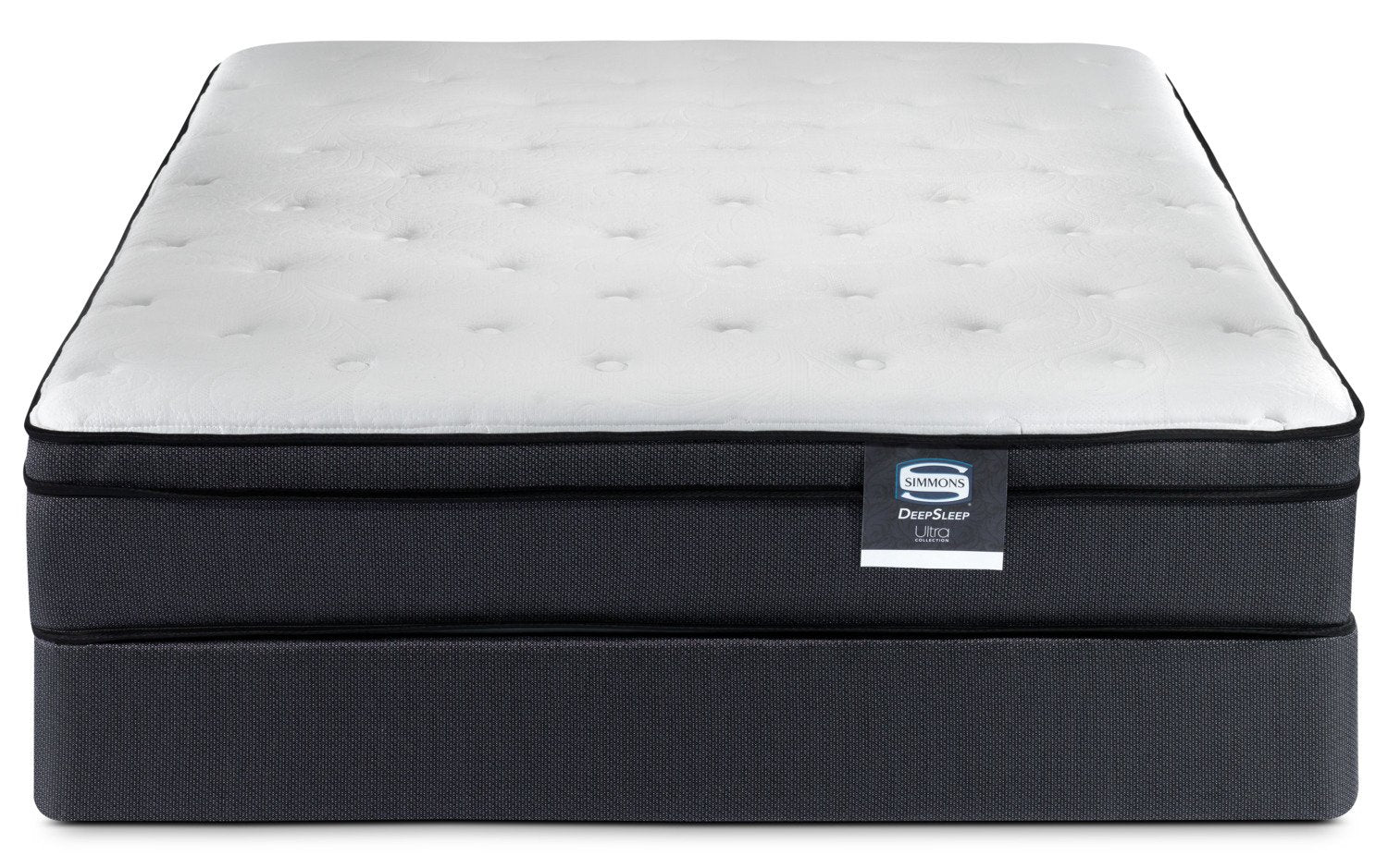 Simmons DeepSleep Ultra Jenna II Firm Full Mattress and Low-Profile Boxspring Set