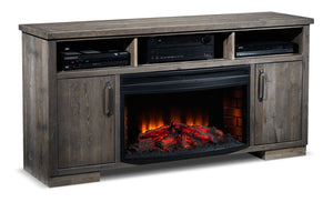 Holt Fireplace TV Stand - Slate