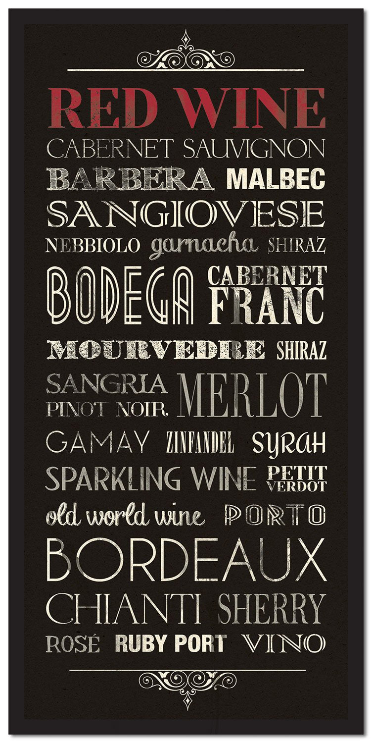 Red Wine Canvas Print (30" X 60")
