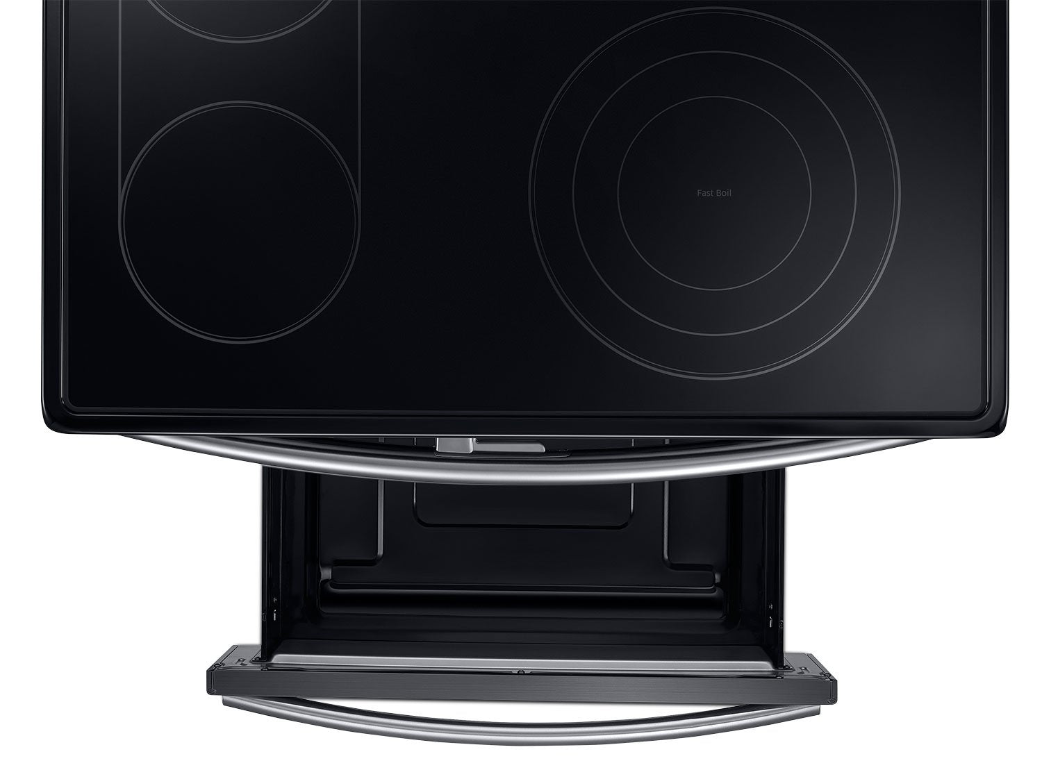 Samsung Black Stainless Steel Freestanding Electric Convection Range (5.9 Cu. Ft.) - NE59J7850WG/AC