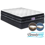 Simmons Beautyrest Ultra Trenton Firm Queen Mattress and Low-Profile Split Boxspring Set