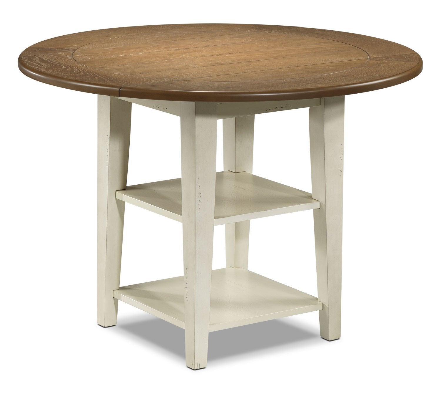 Fresco Dining Table - Driftwood and Cream