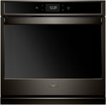 Whirlpool Black Stainless Steel Electric True Convection Wall Oven (4.3 Cu. Ft.) - WOS72EC7HV