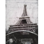 Eiffel Tower Metal Canvas Print (36" X 48")