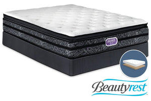 Simmons Beautyrest Ultra Trenton Plush Full Mattress and Low-Profile Boxspring Set