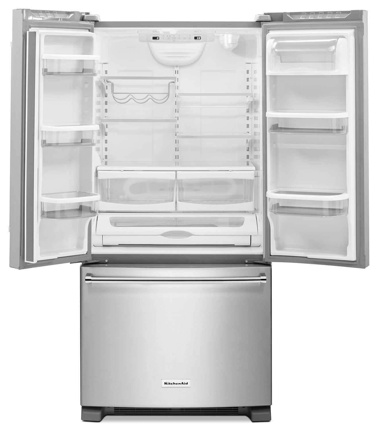 KitchenAid Stainless Steel French Door Refrigerator (22.1 Cu. Ft.) - KRFF302ESS