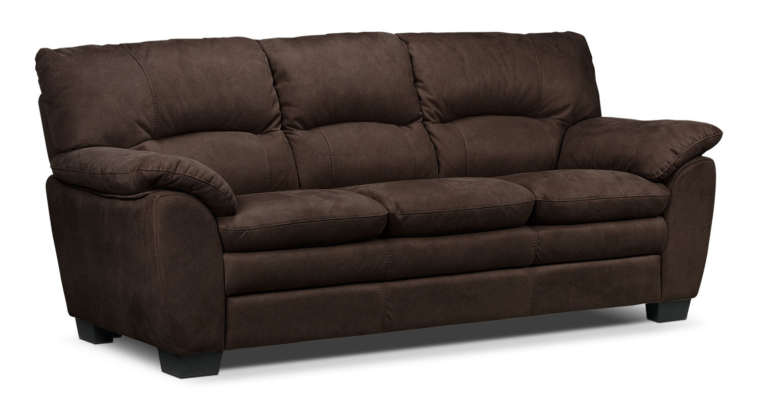 Kelleher Sofa, Loveseat and Chair Set - Walnut