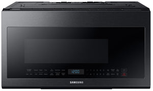 Samsung Black Stainless Steel Over-the-Range Microwave (2.1 Cu. Ft.) - ME21M706BAG/AC