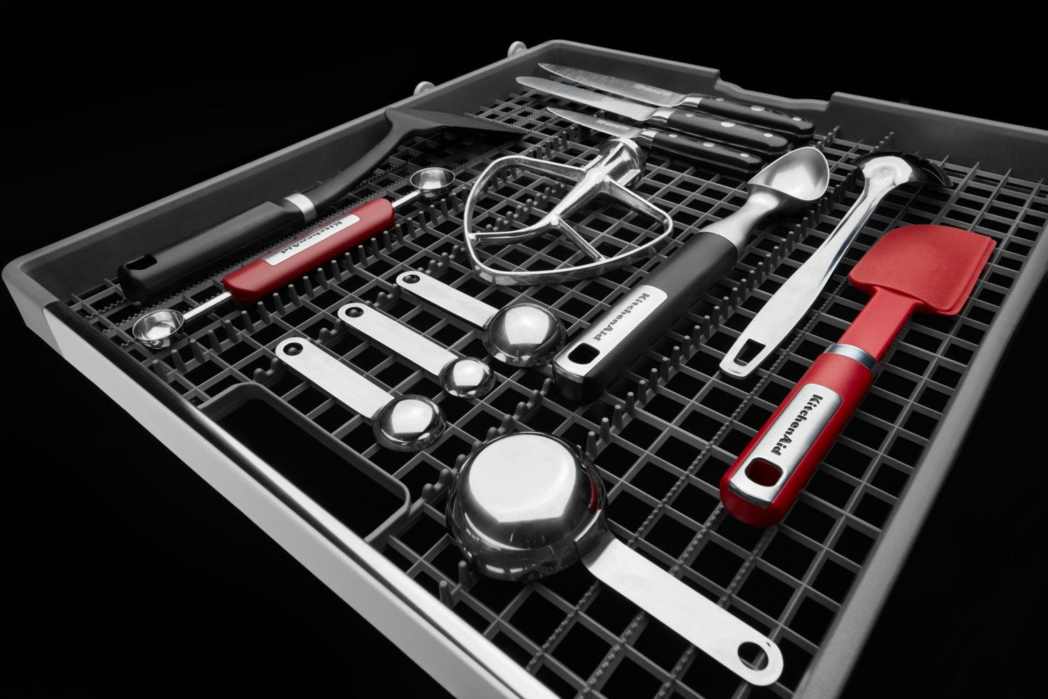 KitchenAid Black Stainless Steel 24" Dishwasher - KDPE234GBS