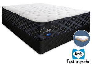 Sealy 5K Firm Queen Mattress and Low-Profile Boxspring Set