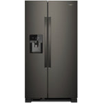 Whirlpool Black Stainless Steel Side-by-Side Refrigerator (25 Cu. Ft.) - WRS325SDHV