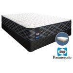 Sealy 4K Extra Firm Queen Mattress and Low-Profile Boxspring Set