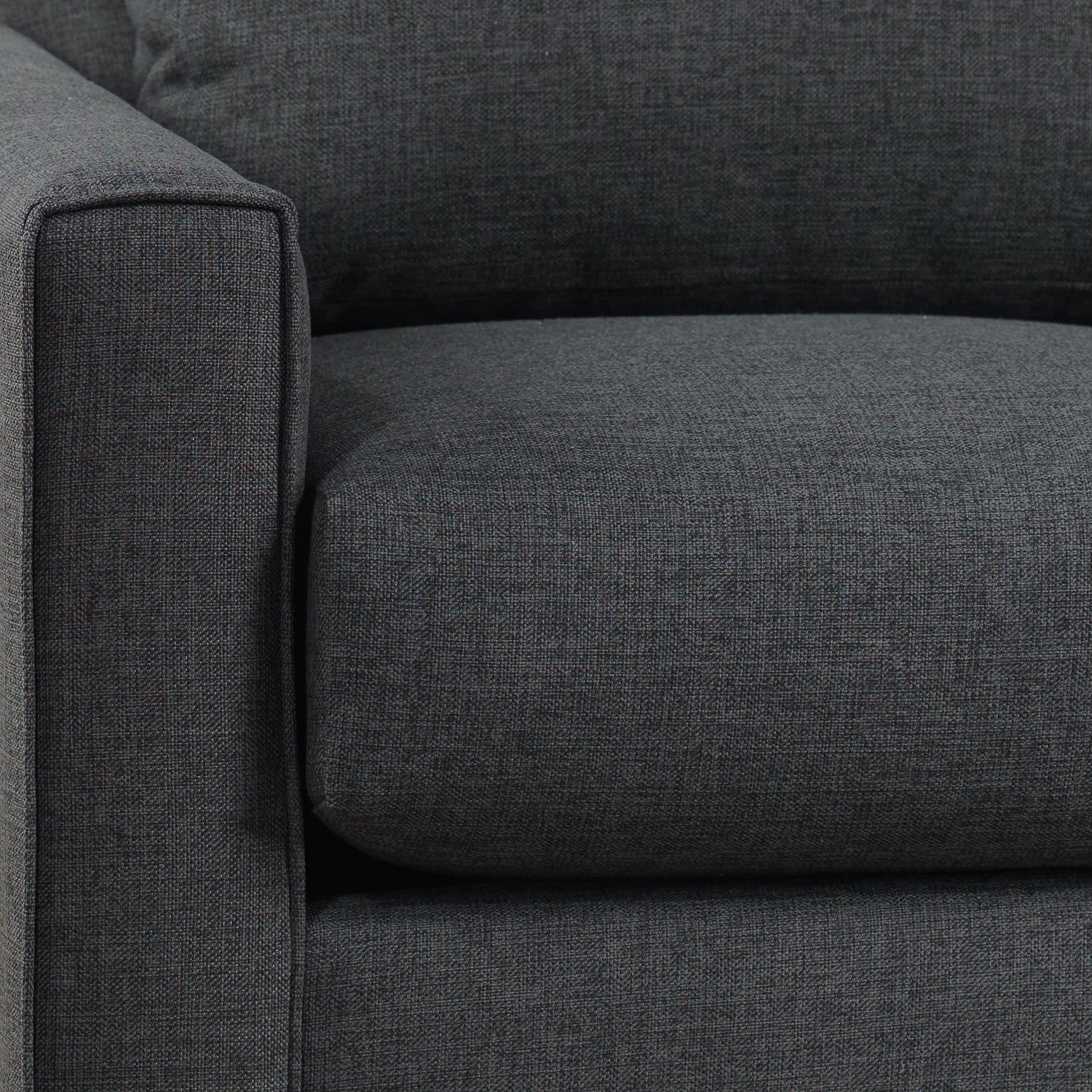 Athina 2-Piece Sectional with Right-Facing Queen Sofa Bed - Charcoal