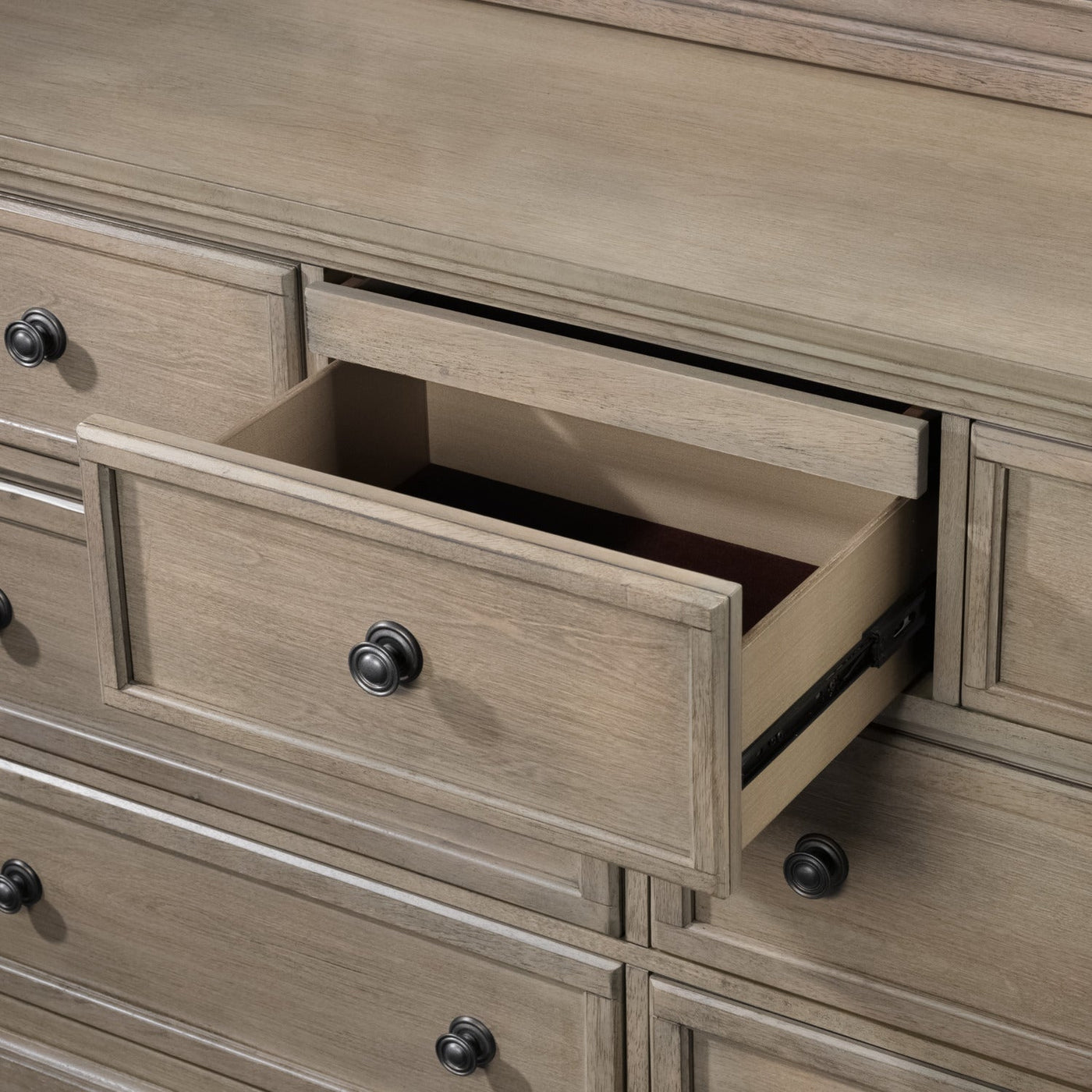 Windchester 6-Piece Queen Storage Bedroom Set - Grey