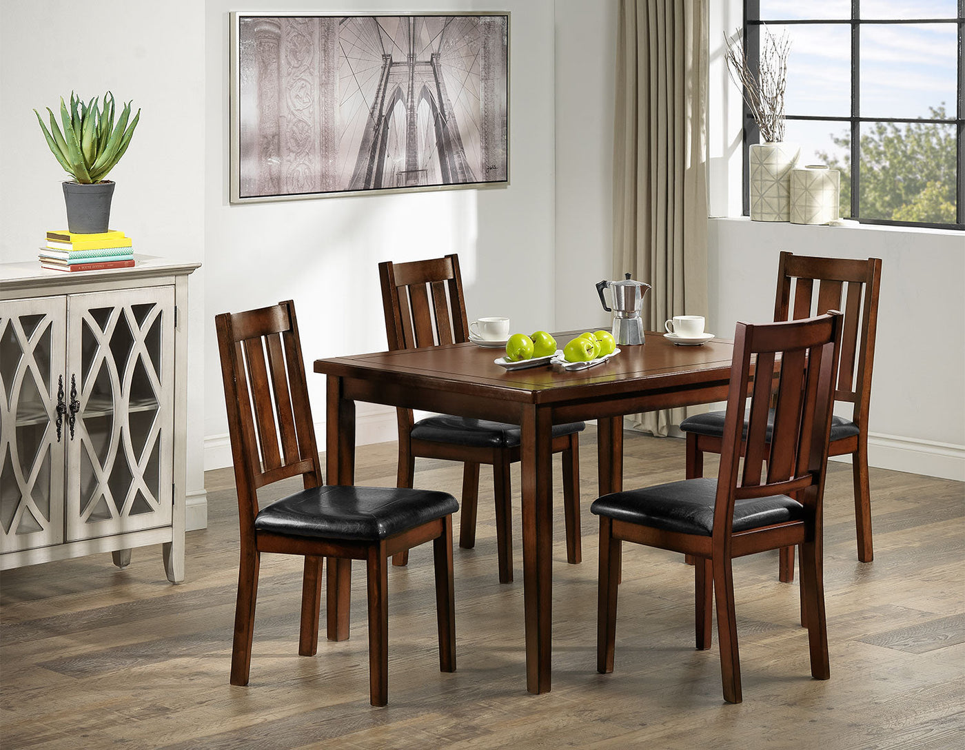 Boyd Side Chair - Dark Brown Cherry