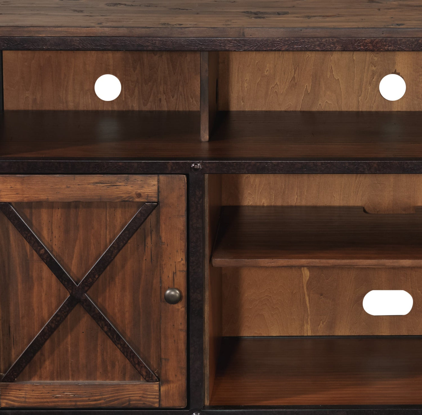 Pinebrook TV Credenza - Cinnamon