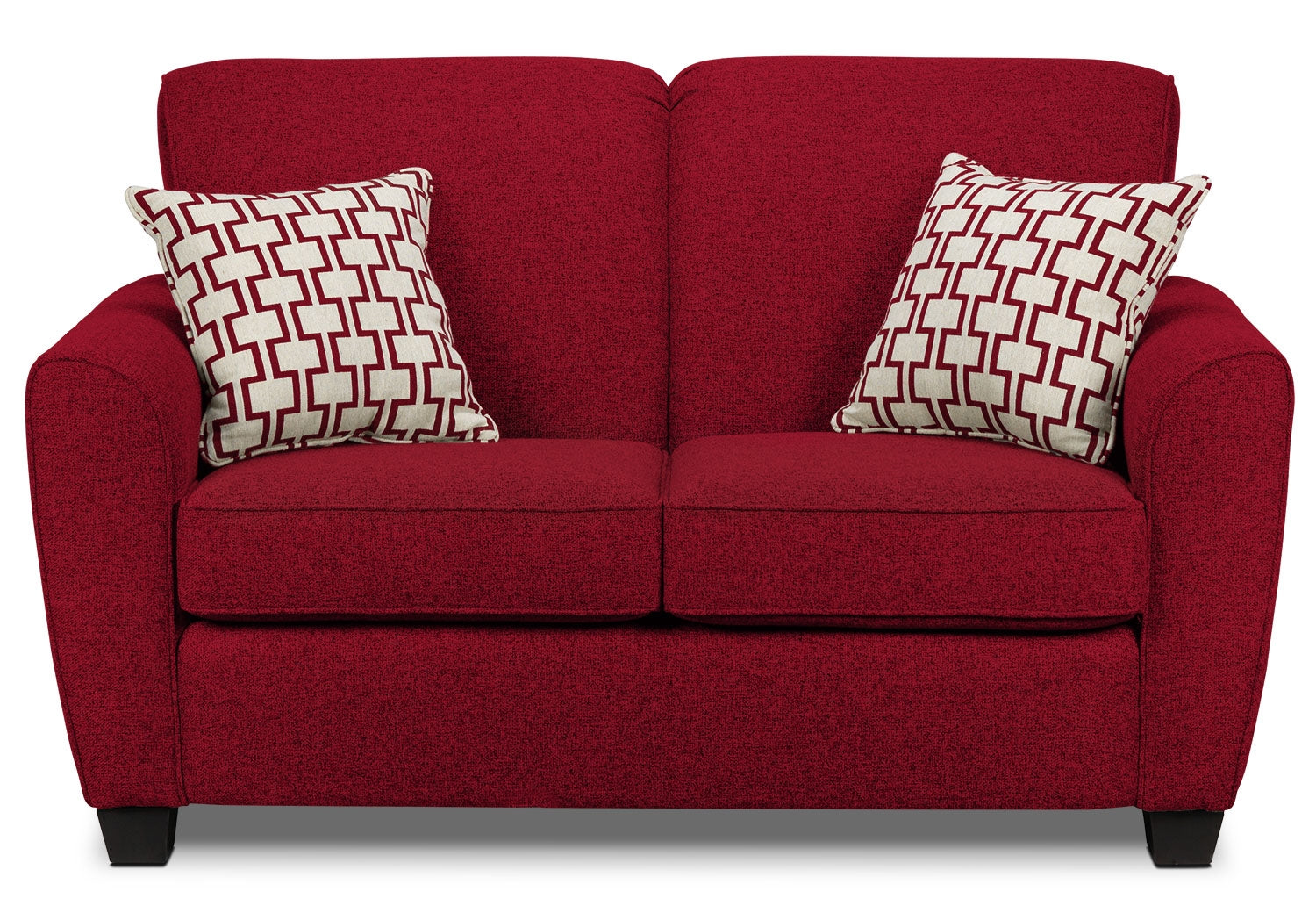 Ashby 2 Pc. Living Room w/ Loveseat - Red