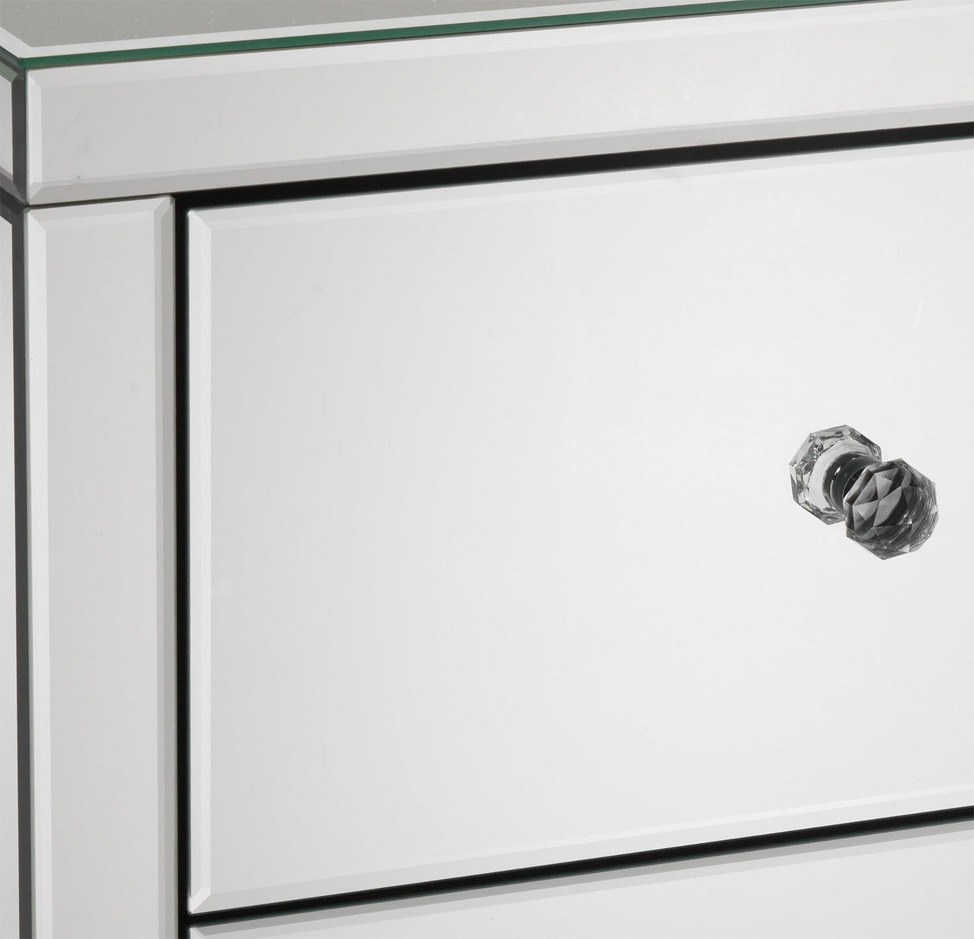 Illusion Night Table - Mirrored Glass